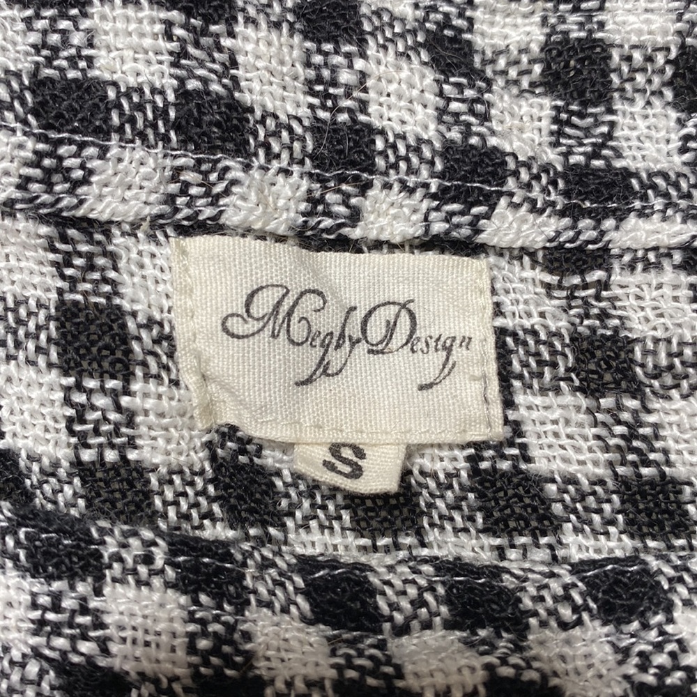 Meg by Design linen gingham dungarees overalls - Picture 5 of 10